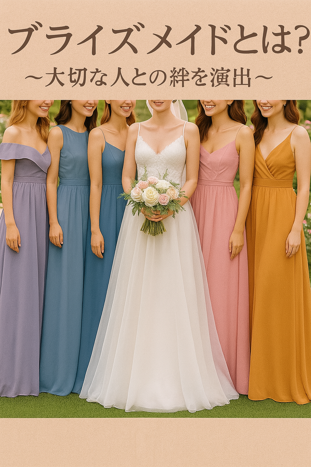 ブライズメイドとは？大切人との絆を演出