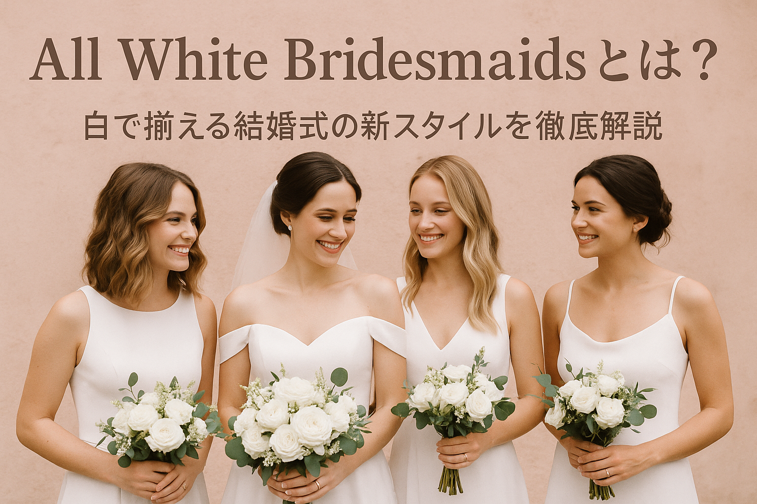 all white bridesmaidsとは？について
